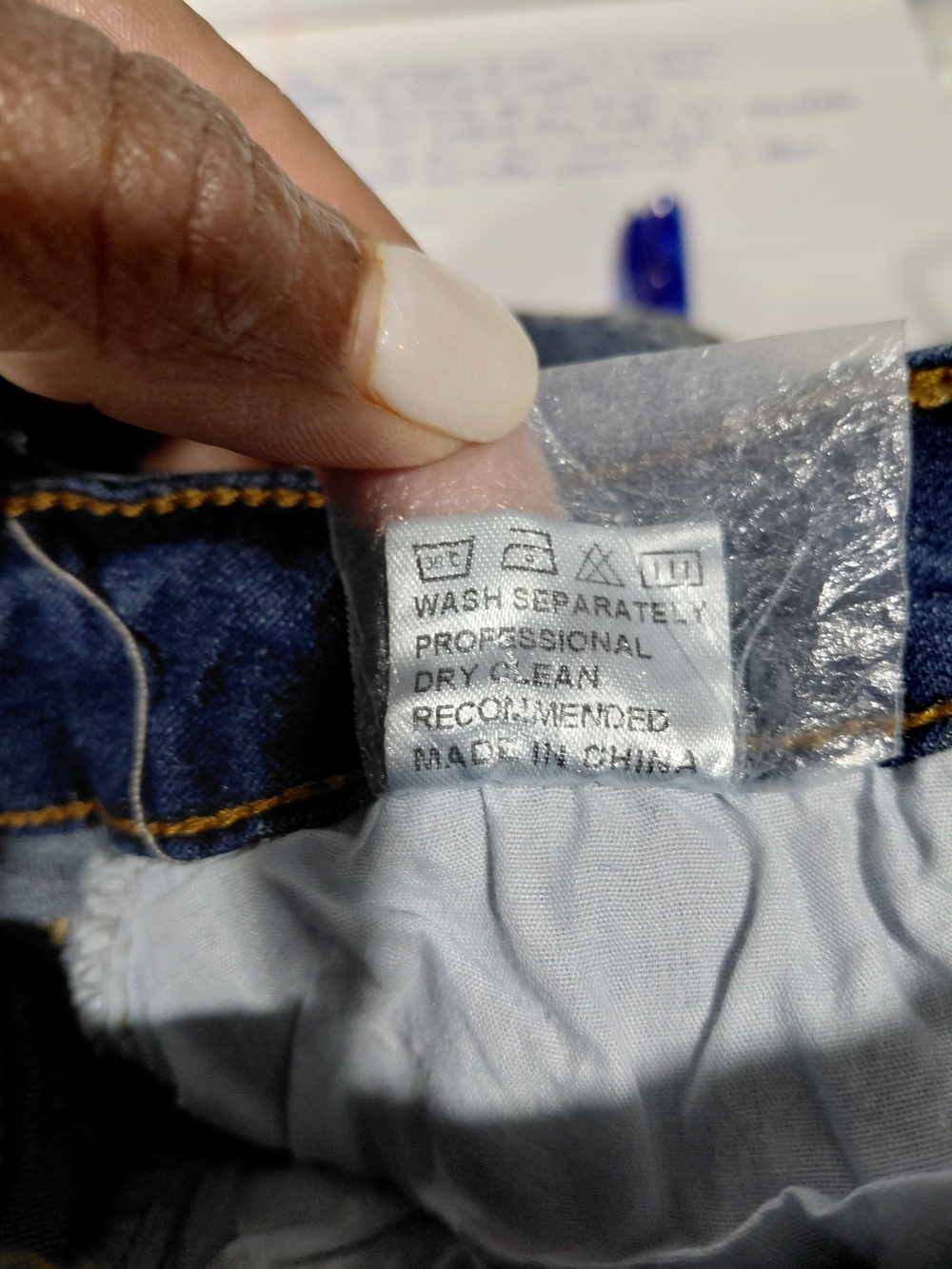 Vintage-Inspired Women's Denim Flare Jeans - Mid Blue - Picture 7 of 7